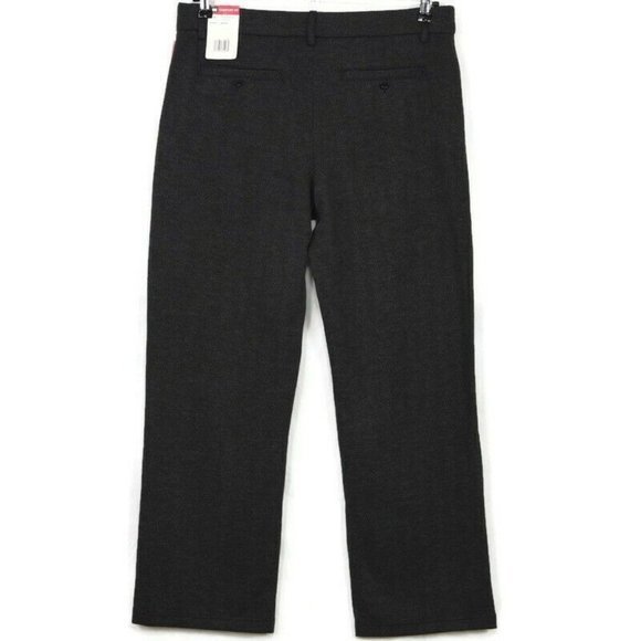 Lee Comfort Fit Pants Straight Gray Knit‎ Stretch 16 Short 16 x 30 - Picture 2 of 12